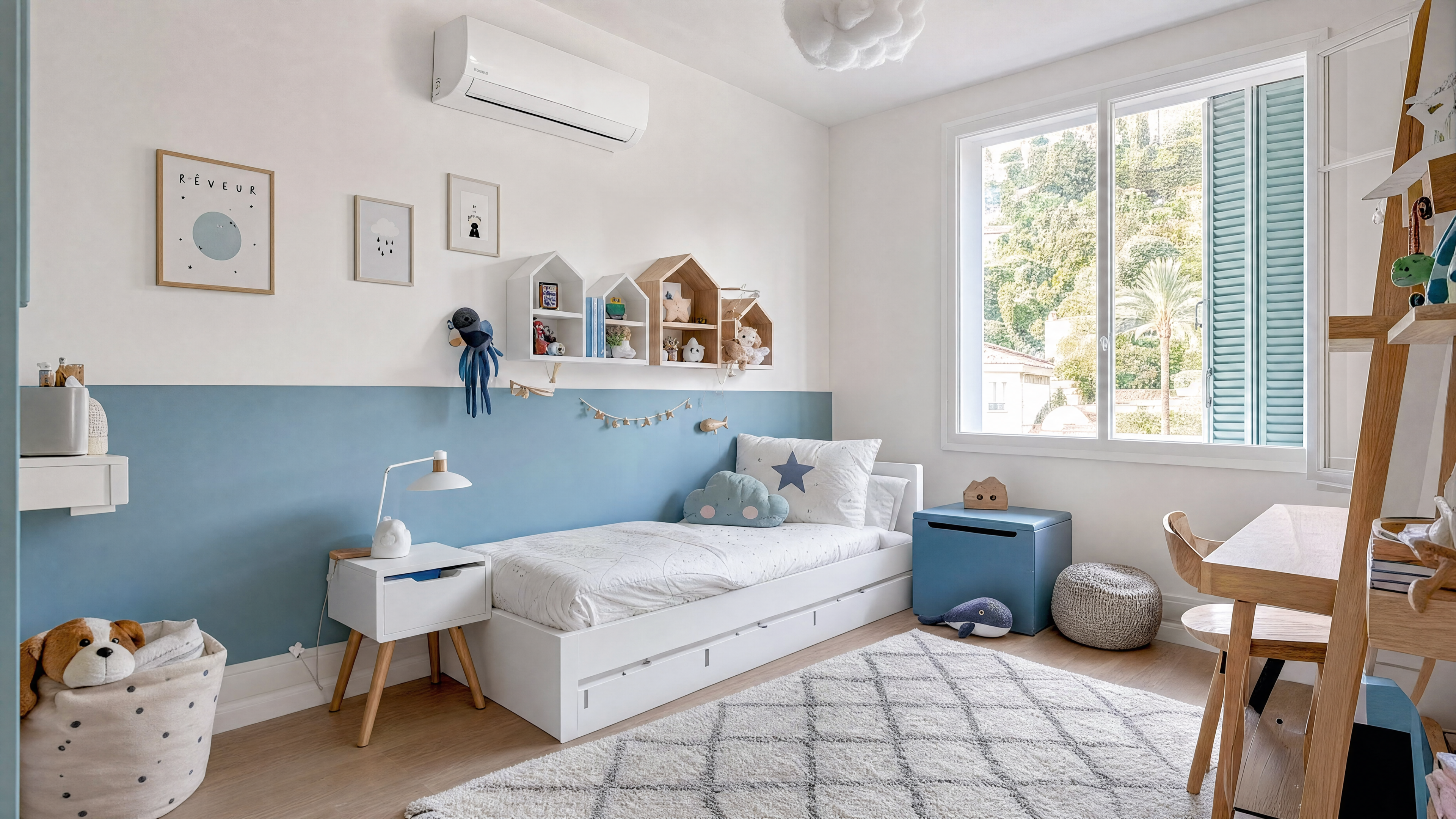 Climatisation chambre enfant appartement