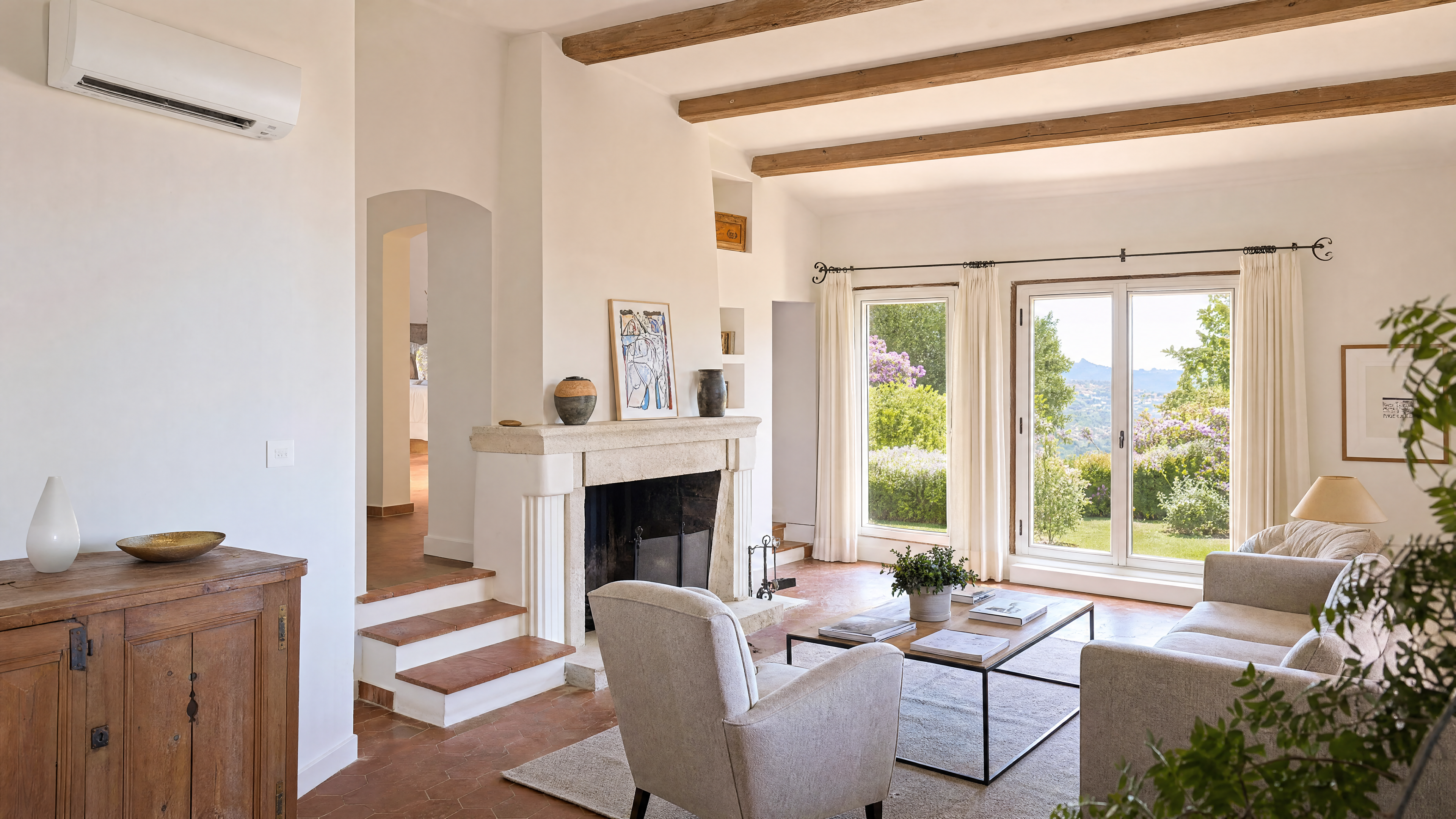 Climatisation villa provençale Côte d'Azur